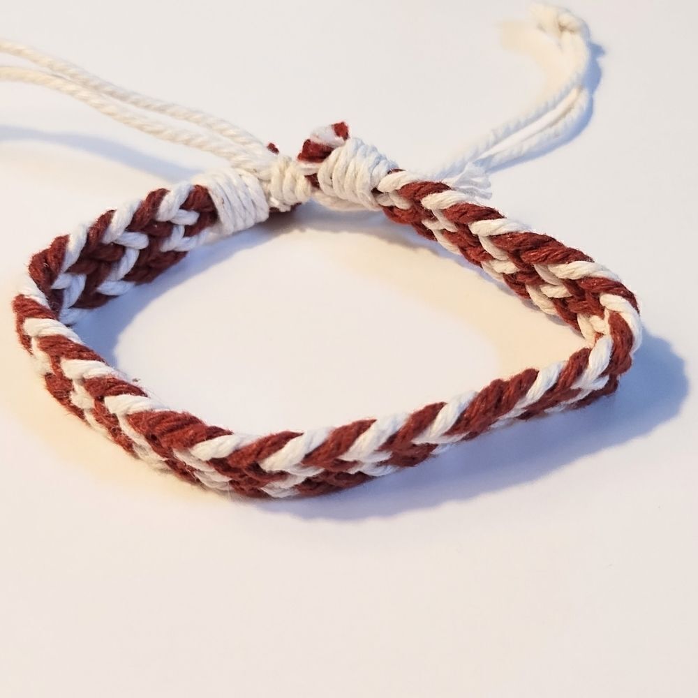 ‎Men's bracelet braided rope new d8